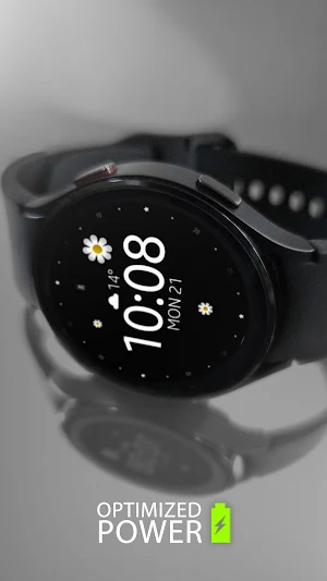 Flower Animated watch face Screenshot 0
