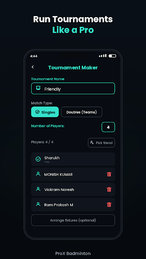 ProX Badminton Screenshot 2