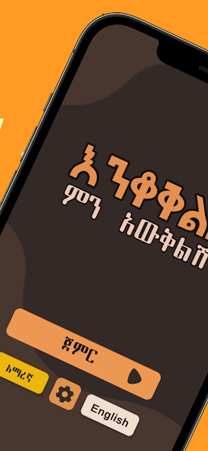 እንቆቅልሽ ምን አውቅልሽ ? Amharic Game Screenshot 0