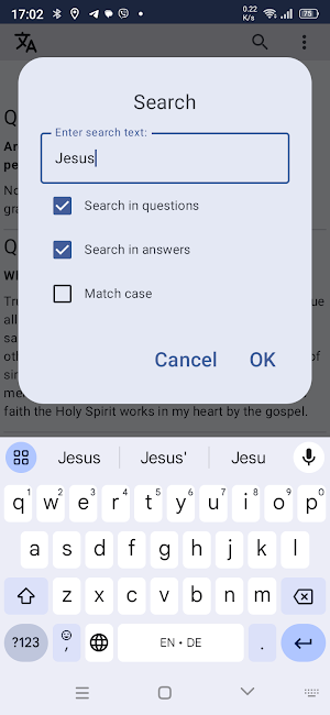 Heidelberg Catechism Screenshot 2