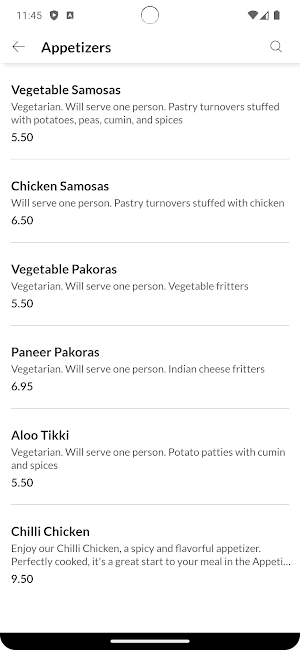 Indian Mix Grill Screenshot 2