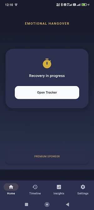 Emotional Hangover Tracker Screenshot 3