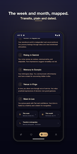Astra: Daily Horoscope & Chart Screenshot 3