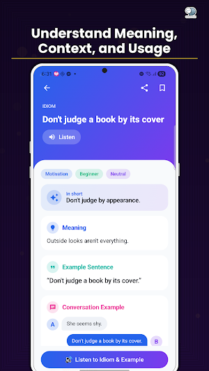 Idiom Master: English Phrases Screenshot 2