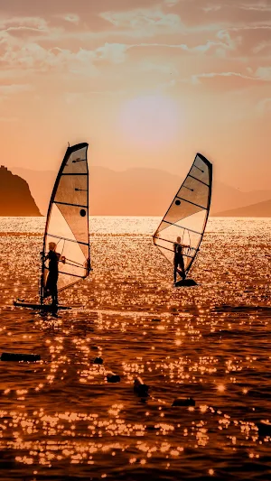 Windsurfing Wallpaper Screenshot 1