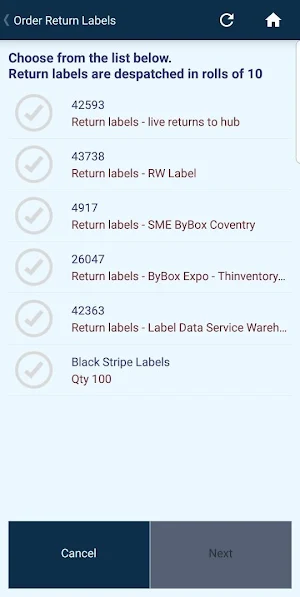 Thinventory Mobile Screenshot 1