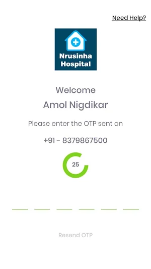 Nrusinha Hospital APP Screenshot 1
