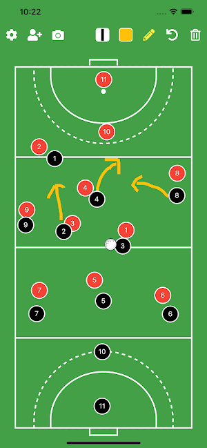 Field Hockey Tactic Board Screenshot 1