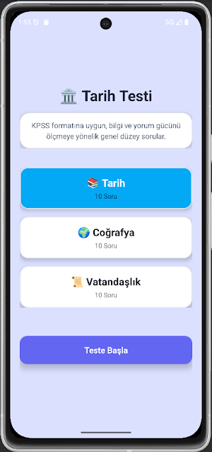 KPSS Soru Bankası 2026 Screenshot 1