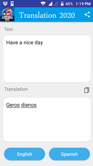 Lithuanian - English Translator 2021 Screenshot 1