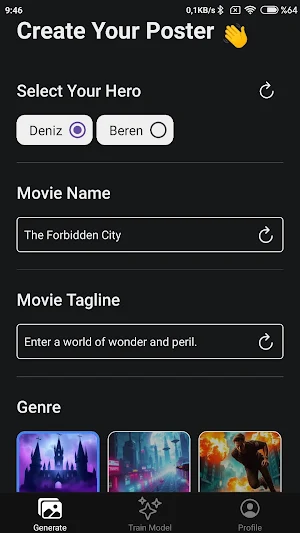 Posterize AI Movie Posters Screenshot 0