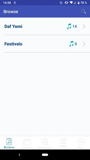 The Rabbi Taback App Screenshot 1