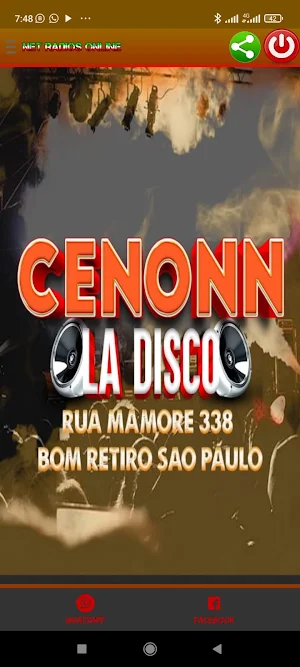 Cenonn La Disco Radio Online Screenshot 2
