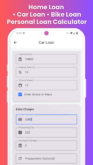 Smart Loan EMI Calculator Screenshot 1