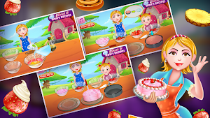Hazel & Mom's Recipes - Strawberry Cake Screenshot 1