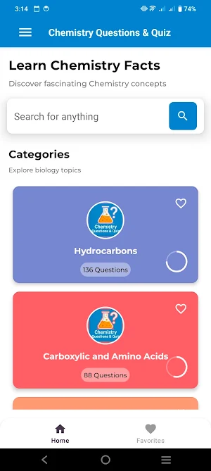 Chemistry Questions & Quiz Screenshot 2
