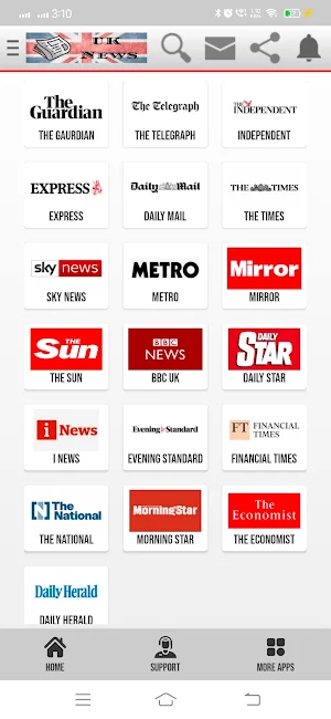 UK News : All in one News App Screenshot 0