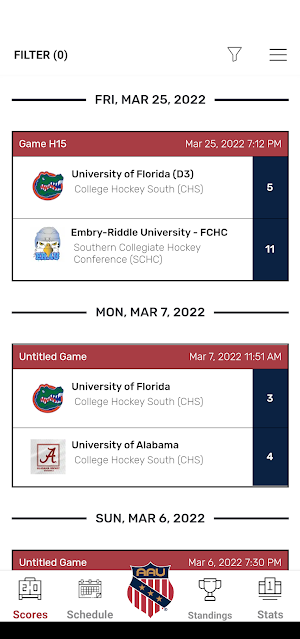 AAU College Hockey Screenshot 0