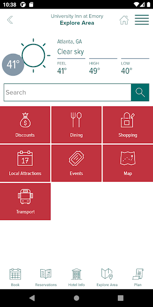 The University Inn At Emory Screenshot 2