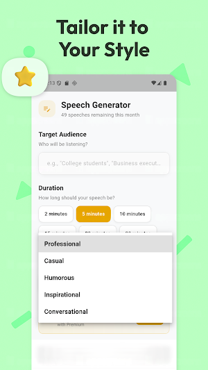 Speech Writer AI Screenshot 2