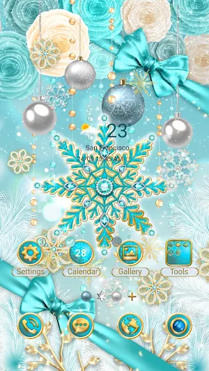 Tiffany Snowflake - Wallpaper Screenshot 0