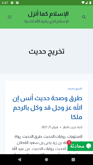 الإسلام كما أنزل Screenshot 0