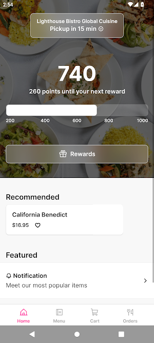 lighthouse bistro Screenshot 0
