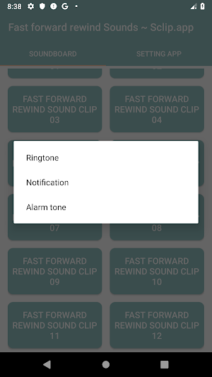 Fast forward rewind Sound Collections ~ Sclip.app Screenshot 3