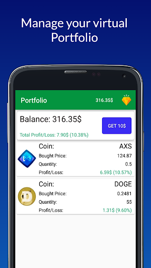 Crypto Trading Simulator Screenshot 1
