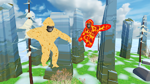 Monkey tag. Gorilla memes game Screenshot 2