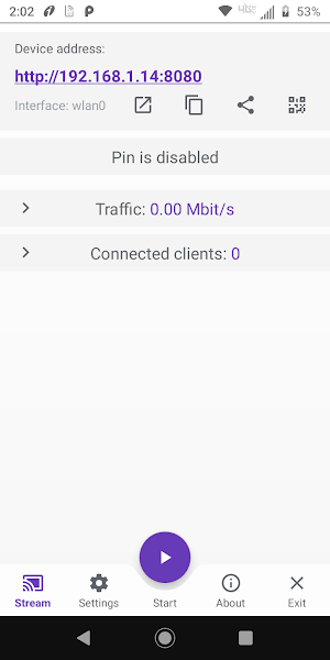 Mobile Screen Stream For Web Screenshot 0