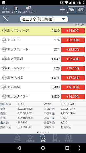 岡三カブスマホ Screenshot 1