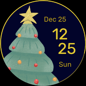 Christmas Tree Watch Face Screenshot 3