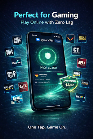 ZYNX vpn - fast, safe VPN Screenshot 3