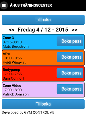 Åhus Träningscenter Screenshot 3