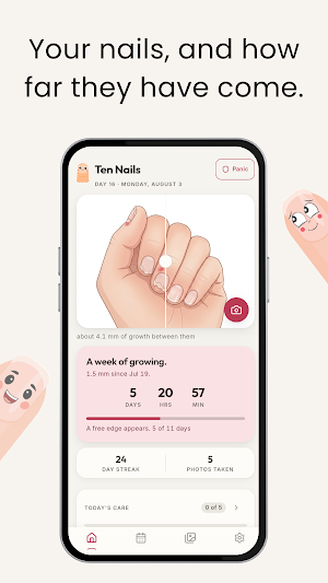 Ten Nails: Care & Growth Screenshot 1