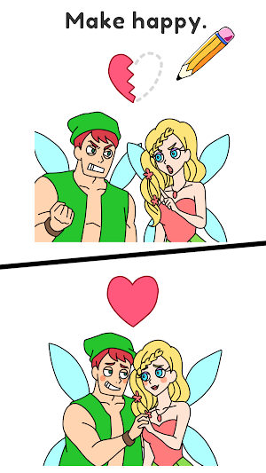 Draw Happy Fairy : Fun Game Screenshot 0