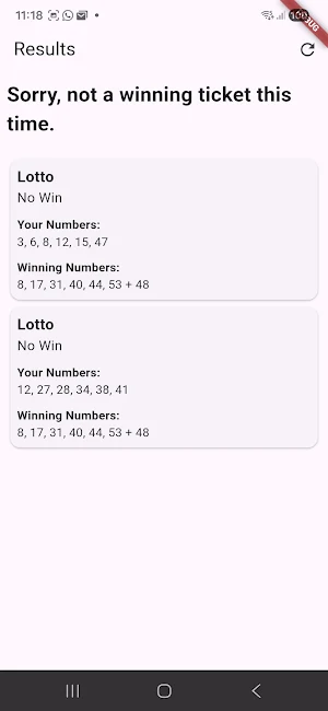 Lotto Scanner Screenshot 3