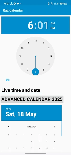Raz calendar Screenshot 0