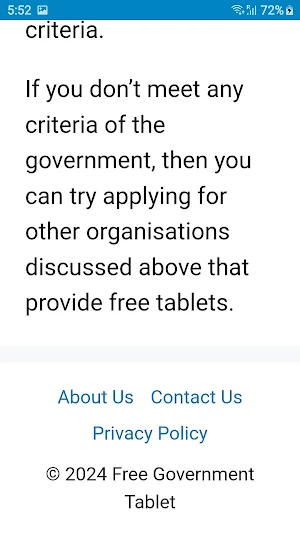 Freee Government Tablet Screenshot 2