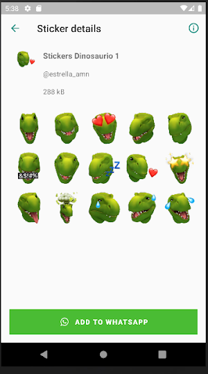 Stickers de Dinosaurios Screenshot 1