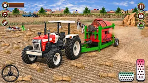 Real Indian Tractor: Farm Game Screenshot 1