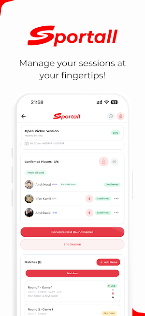 Sportall MY Screenshot 2