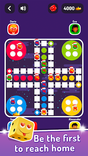 Ludo Trouble: Board game with German Pachis rules! Screenshot 1