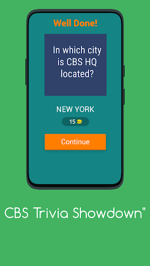 CBS Trivia Quiz Screenshot 1