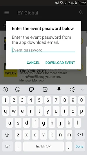 EY Conferences Screenshot 1