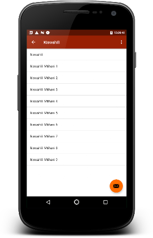 Kiswahili Lugha Form 1-4 Marudio (Revision) Screenshot 3