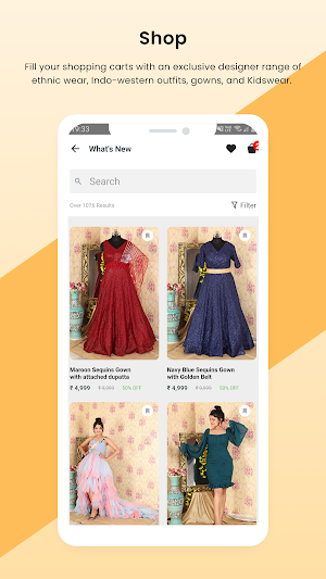 Rajkumari Fashion Shopping App Screenshot 1