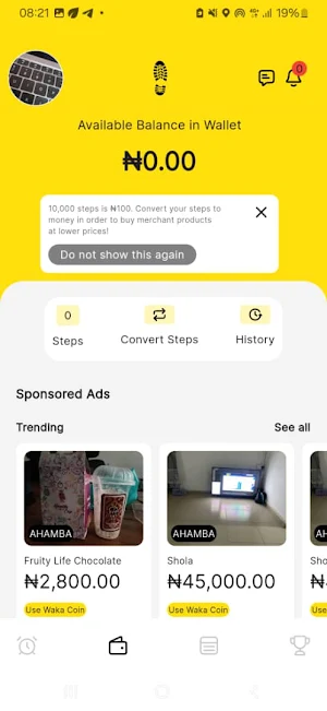Waka International App Screenshot 1