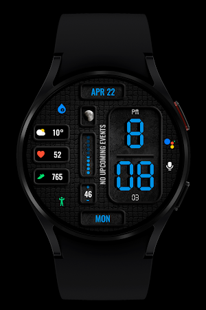 WR 020 Digital Watch Face Screenshot 3
